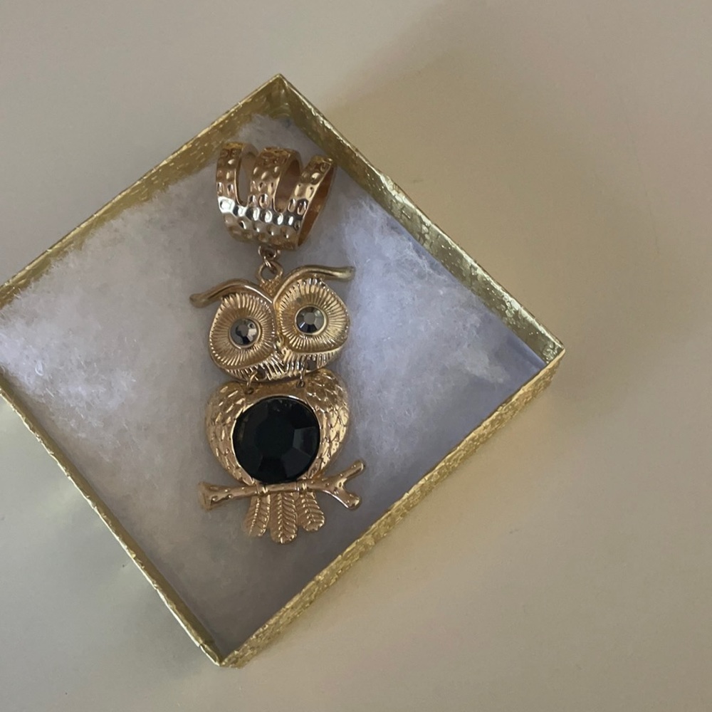 Owl Scarf Charm